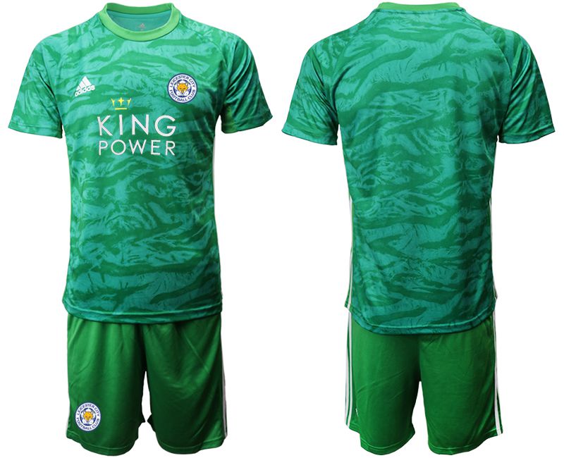 Men 2019-2020 club Leicester City green goalkeeper Soccer Jerseys